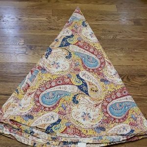 Boho paisley 64" round tablecloth
